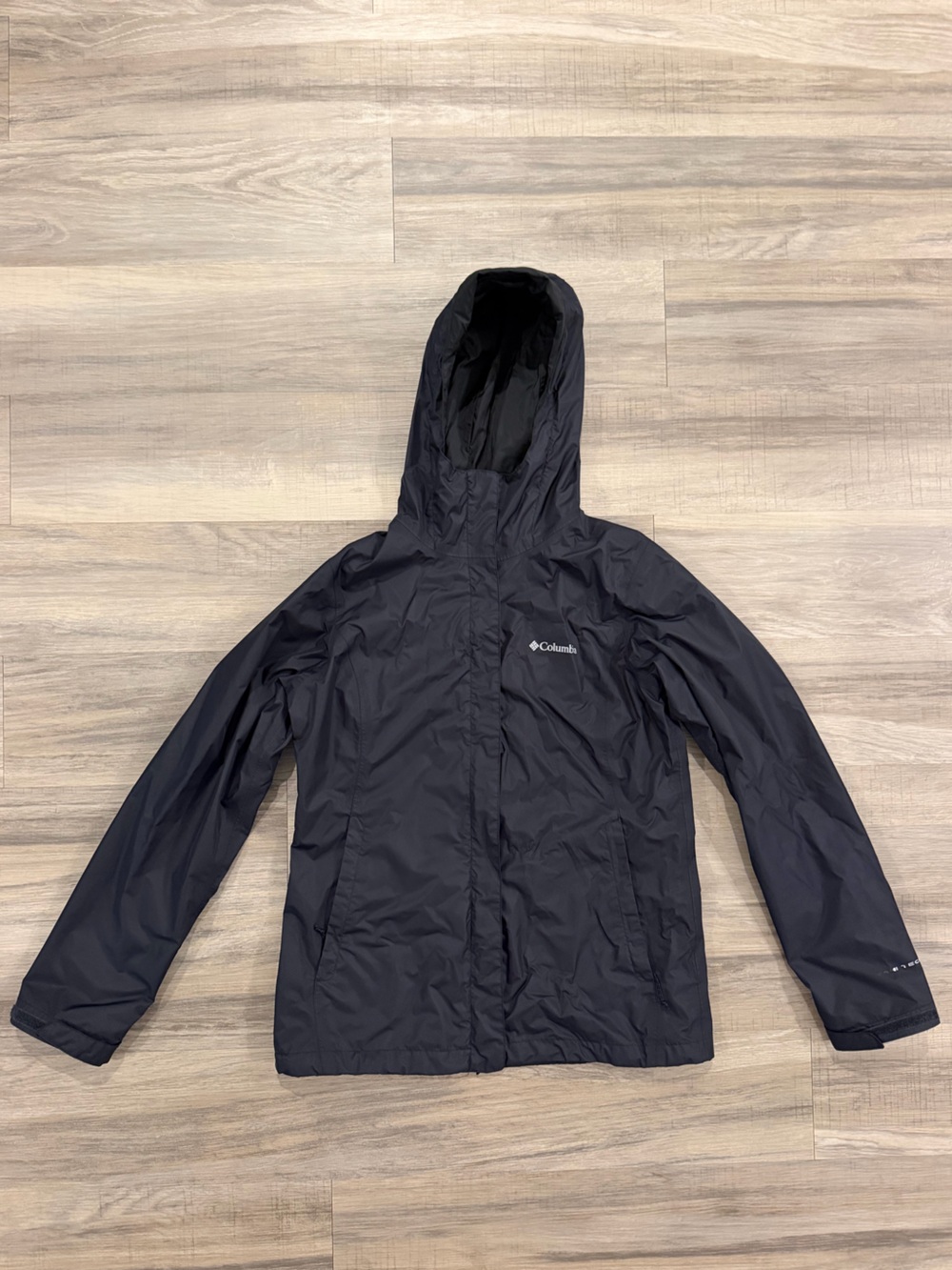 Columbia Women's Omni-Tech Rain Jacket, Black, Small